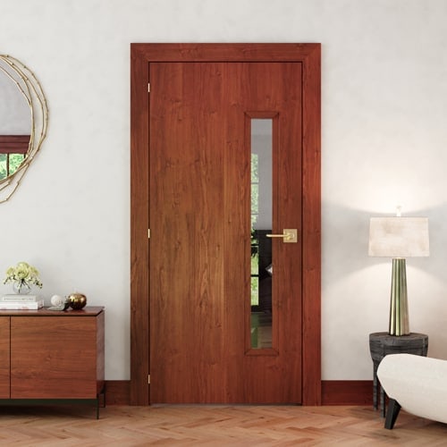 1 Lite Flush Swinging Doors 