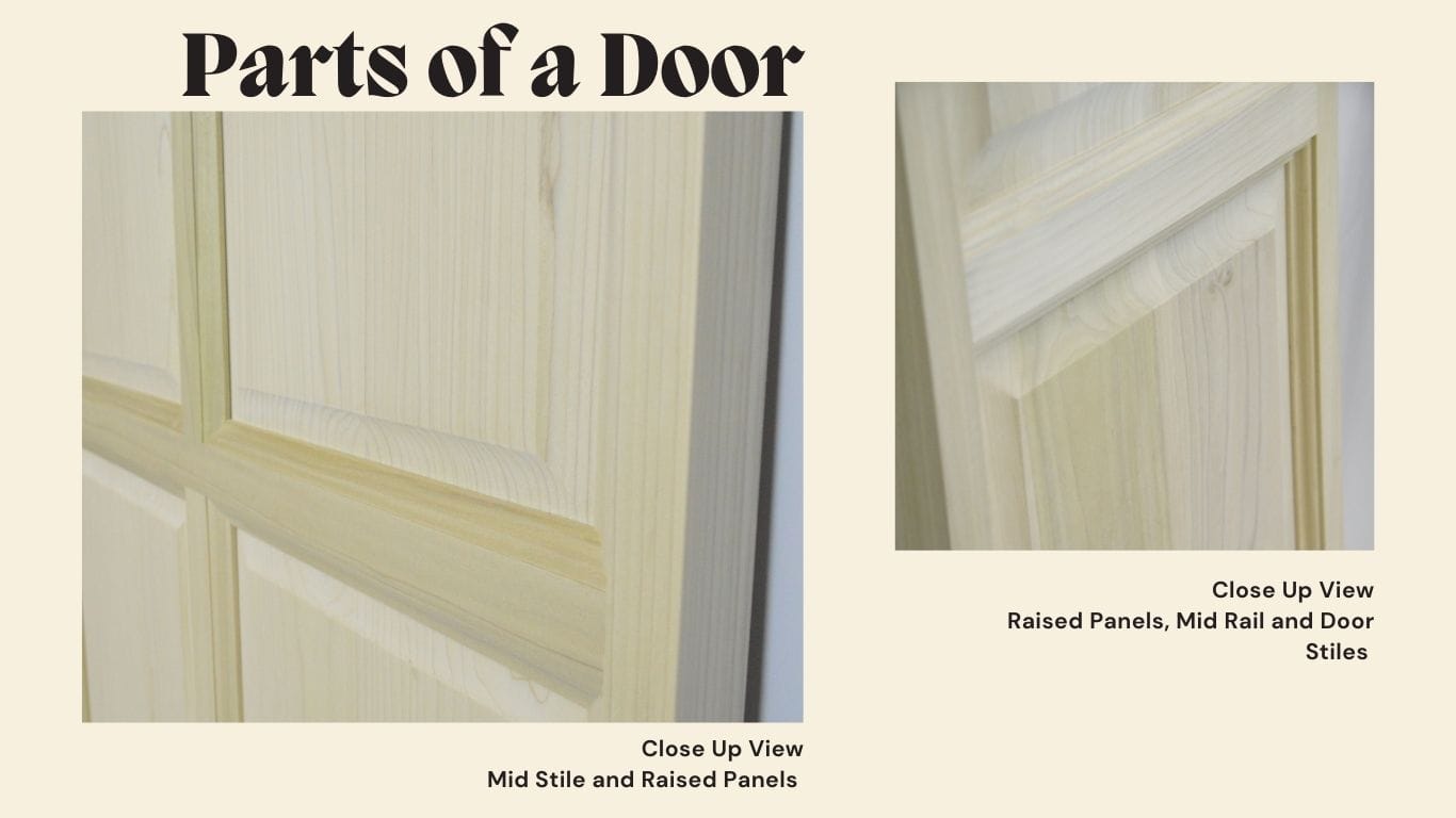 parts of a wooden door