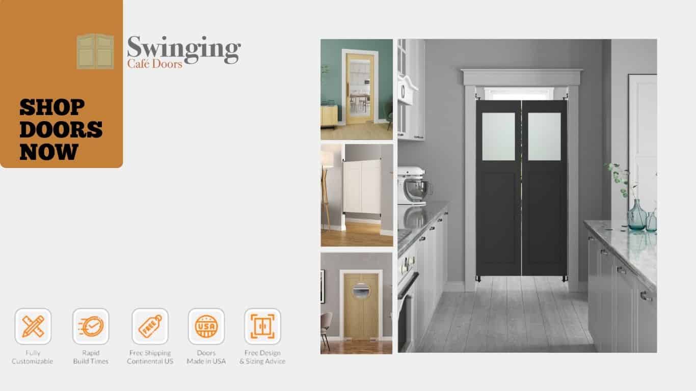 Shop Swinging Cafe Doors Now! 