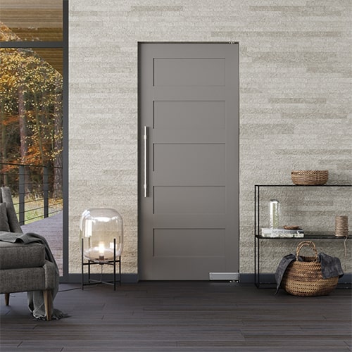 Single Mid-Century Modern Contemporary Swinging Door | Butler Door