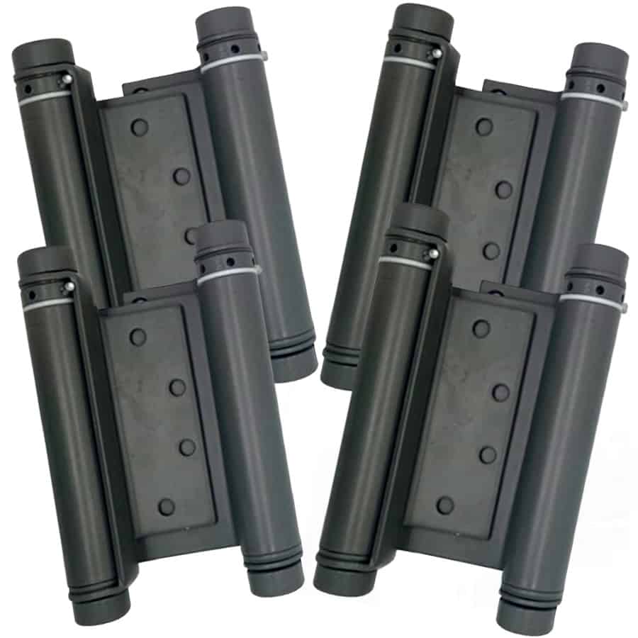 6" Double Action Spring Hinge | Saloon Doors Hinge 4.5" flange