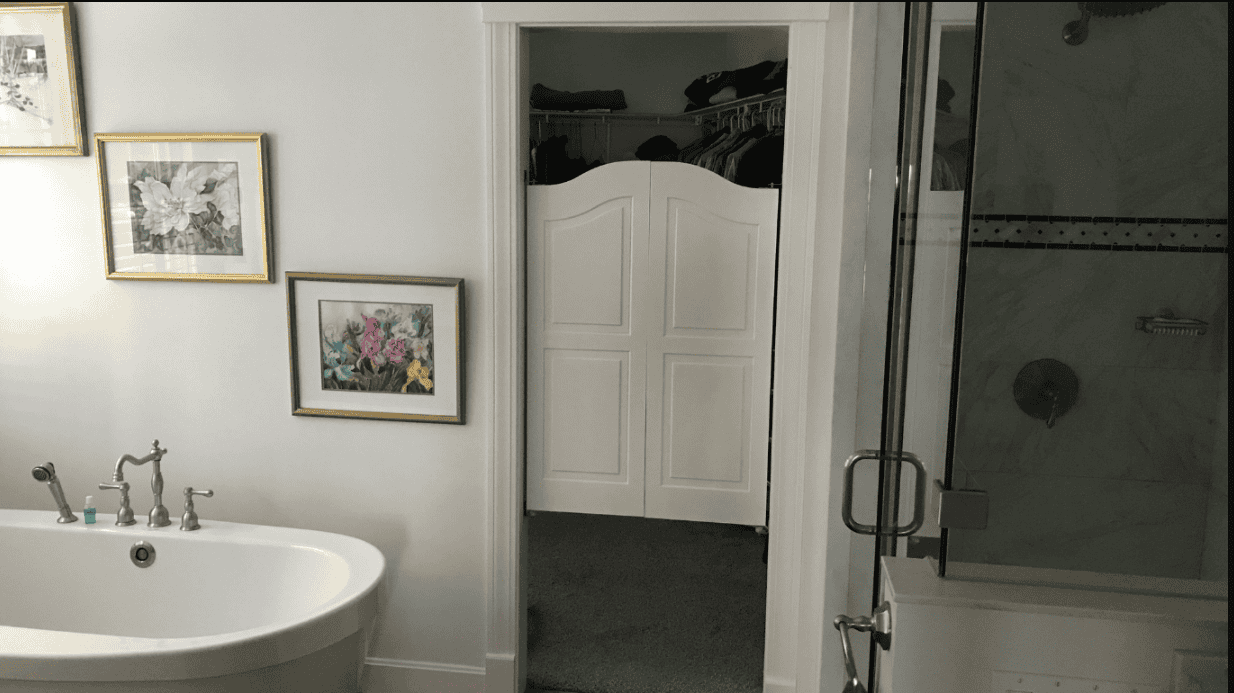 Closet Doors- Arch Top Farmhouse Saloon Doors 