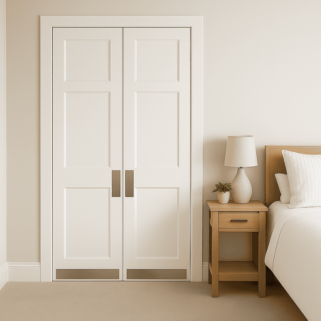 Closet Bedroom Double Swinging Doors 