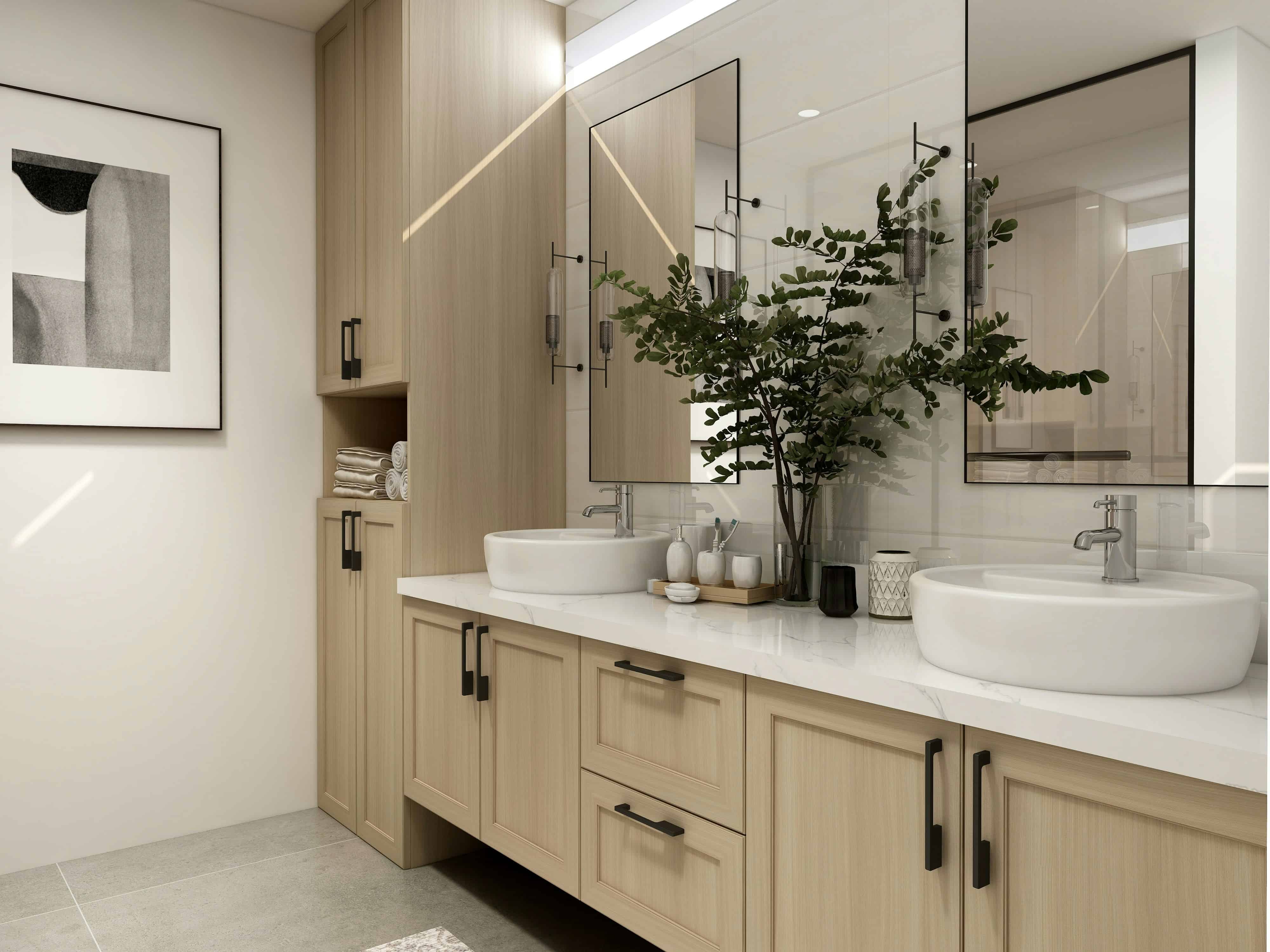 French Farmhouse Bathroom