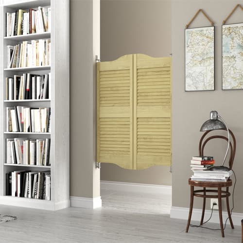 Cottage Louvered Saloon Doors 