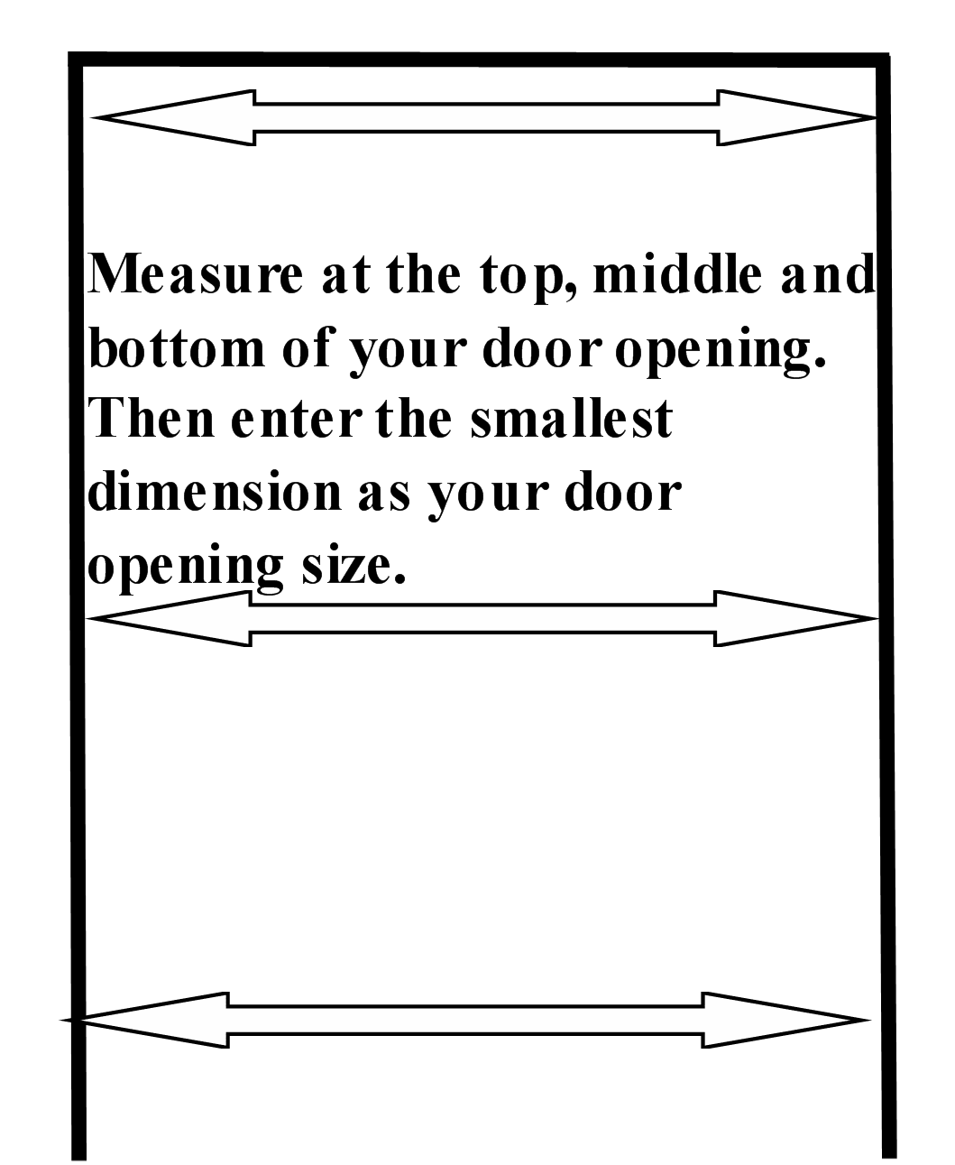 How to Measure your Door Opening 