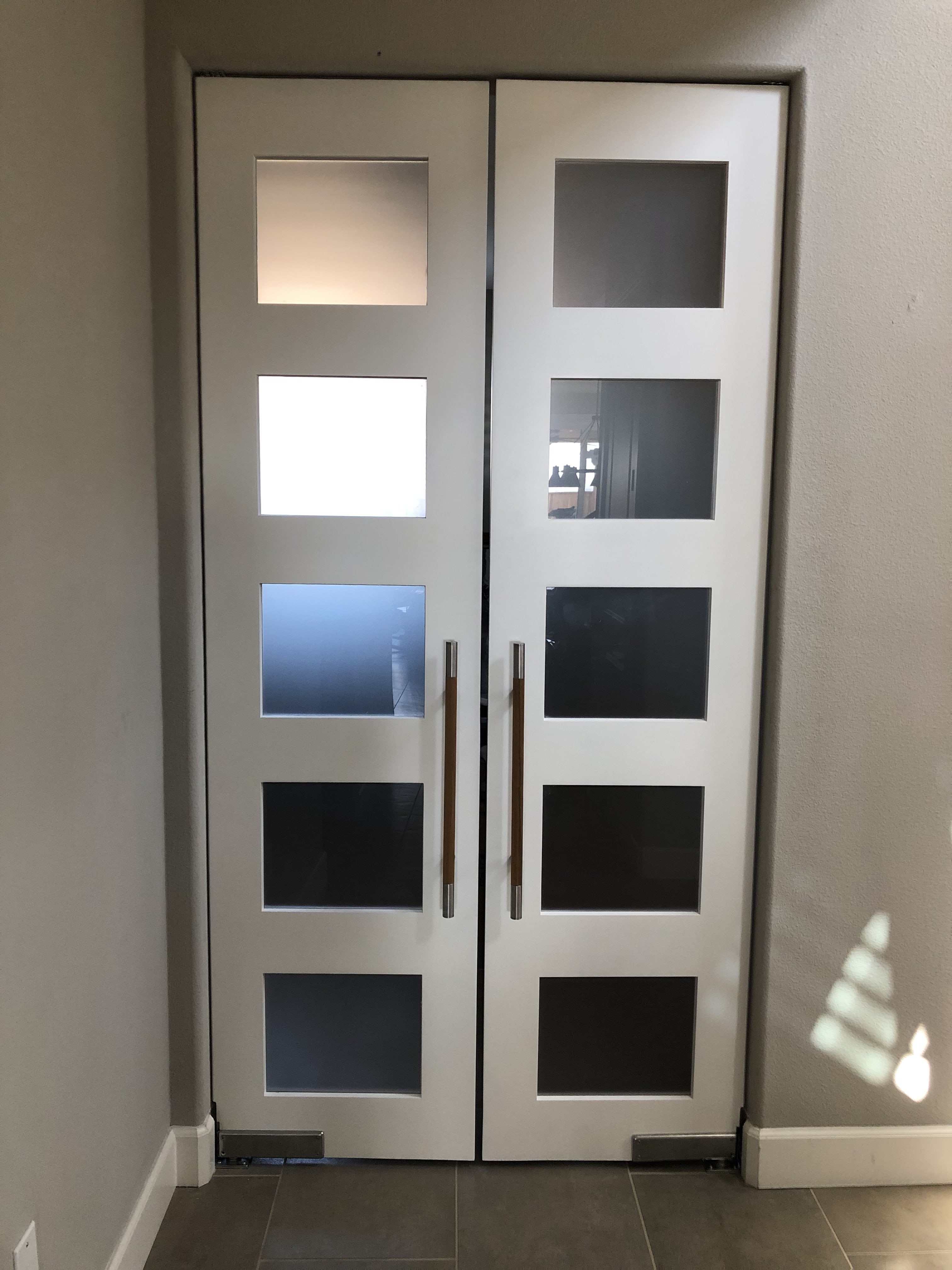 Modern Contemporary Double Swing Doors 