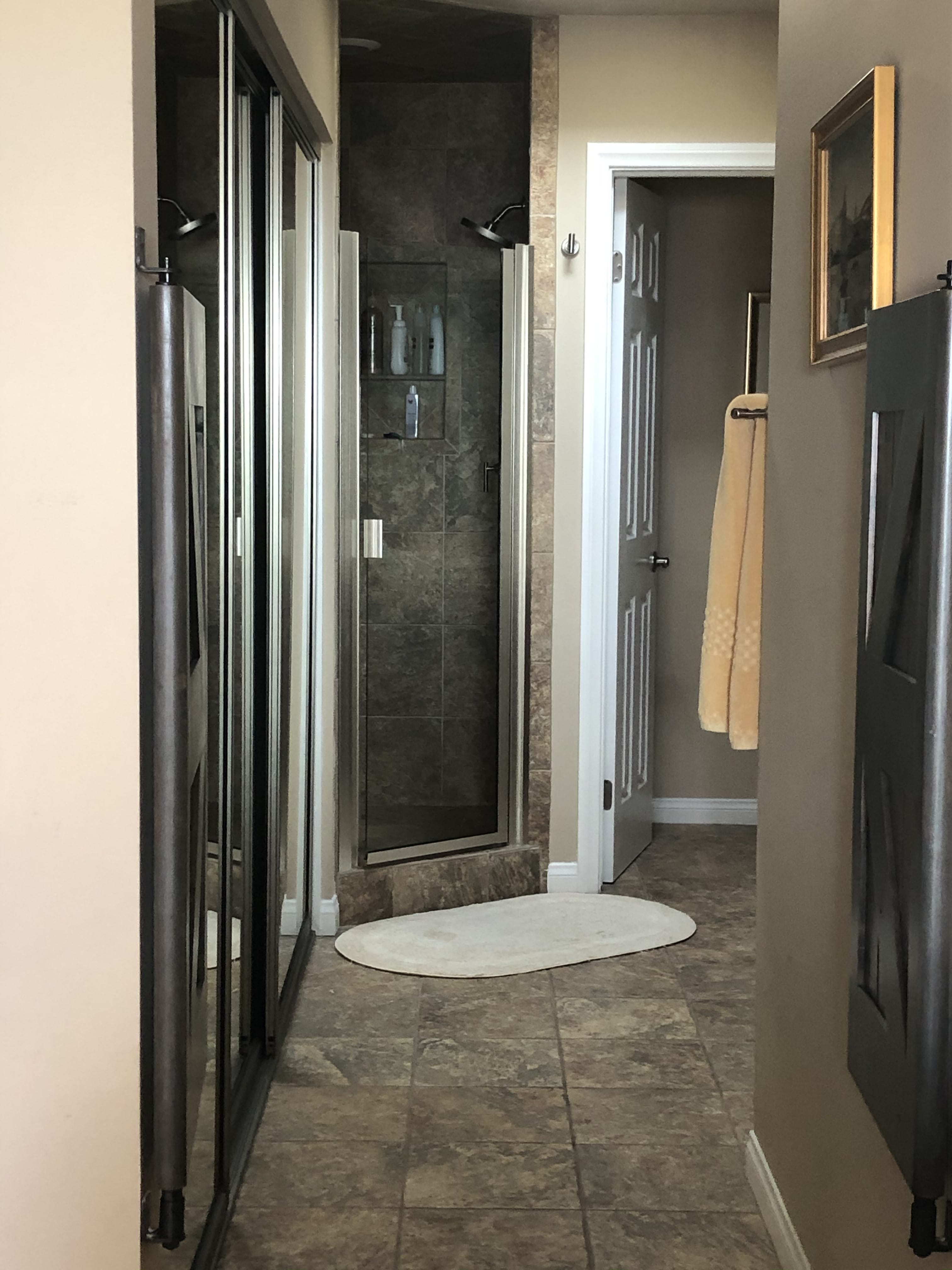 Double Interior Barn Style Doors- British Brace | Swinging Cafe Doors