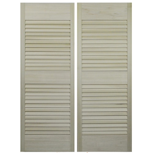 Louvered Plantation Saloon Doors 