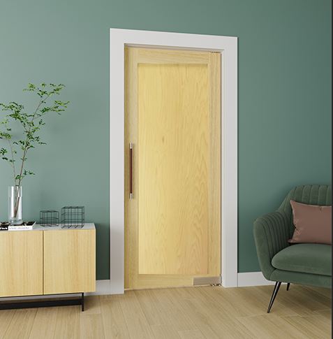 Single Classic Flat Panel Swinging Door | Butler Door