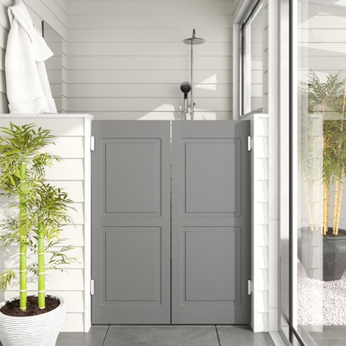 Oasis outdoor exterior swinging doors