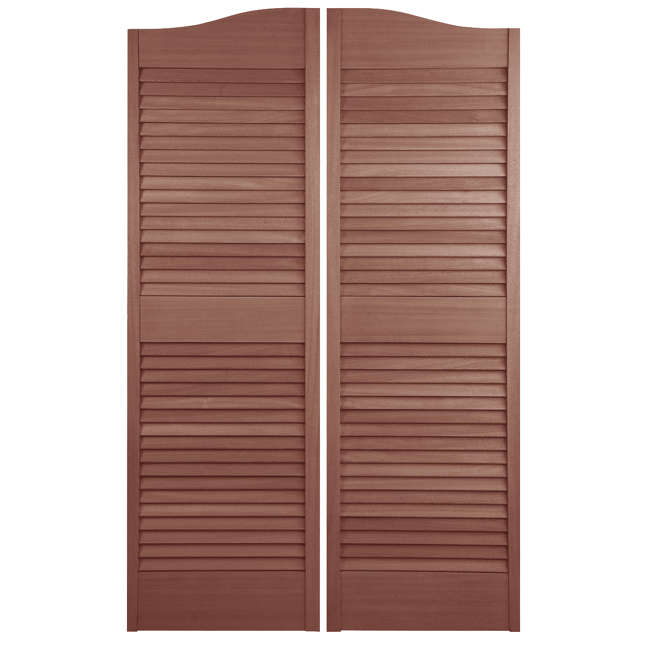 Custom Arch Top Louver Doors 