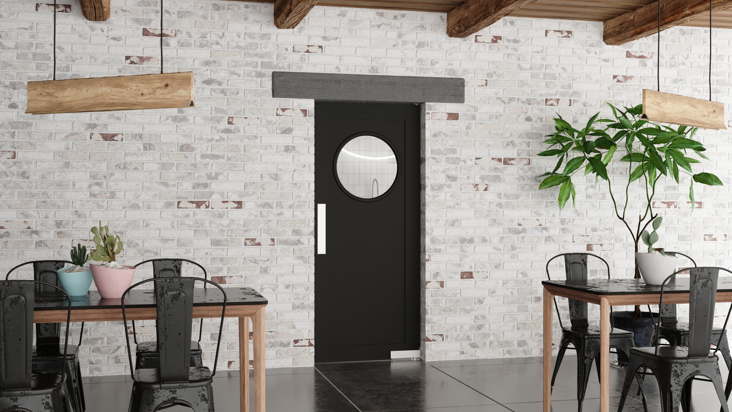 https://www.swingingcafedoors.com/maritime-single-porthole-nautical-swinging-door-butler-door/