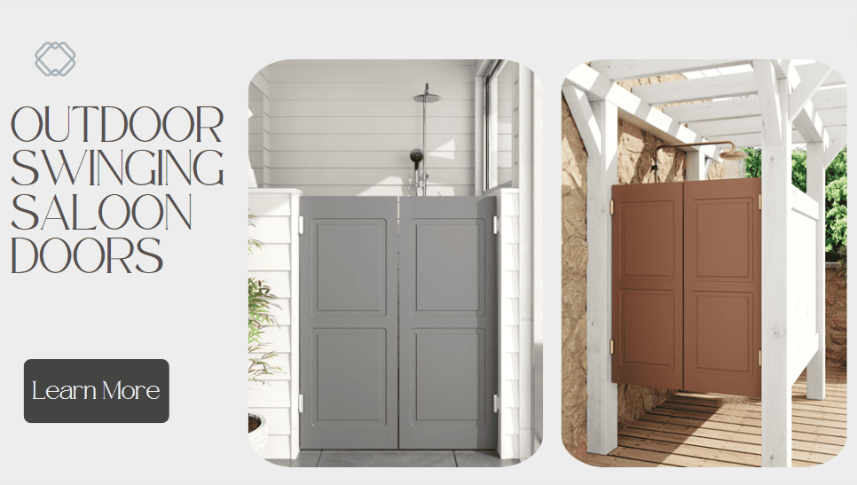 Outdoor Exterior Saloon Doors 