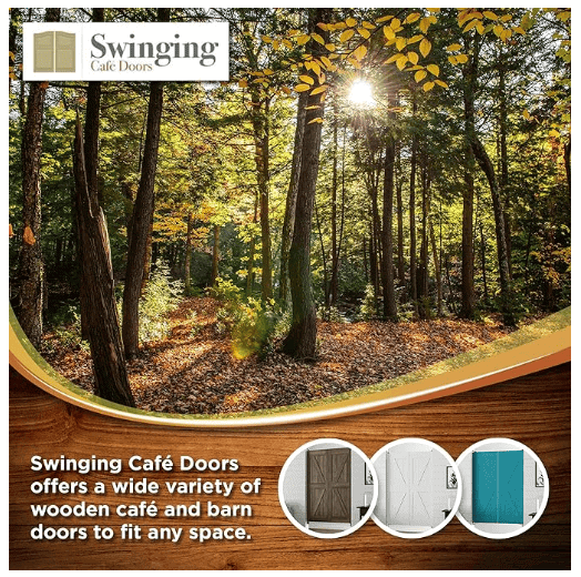 Wood Doors from Swinging Cafe Doors