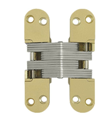 Invisible Concealed Hinges- Solid Brass | Hidden Door Hinge- 4 5/8