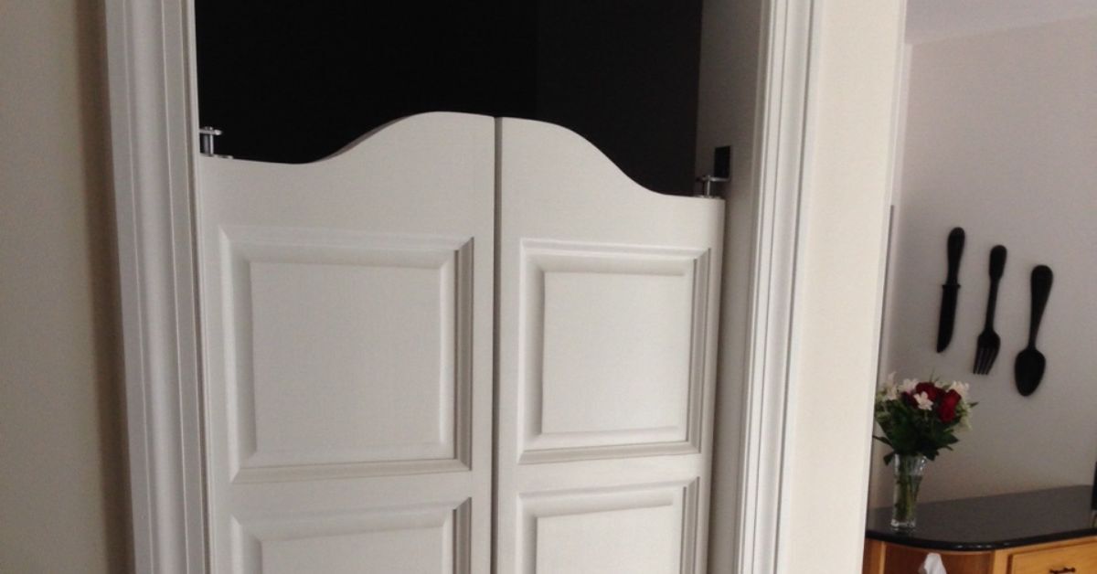 Swinging Double Doors for a Modern Closet Entrance