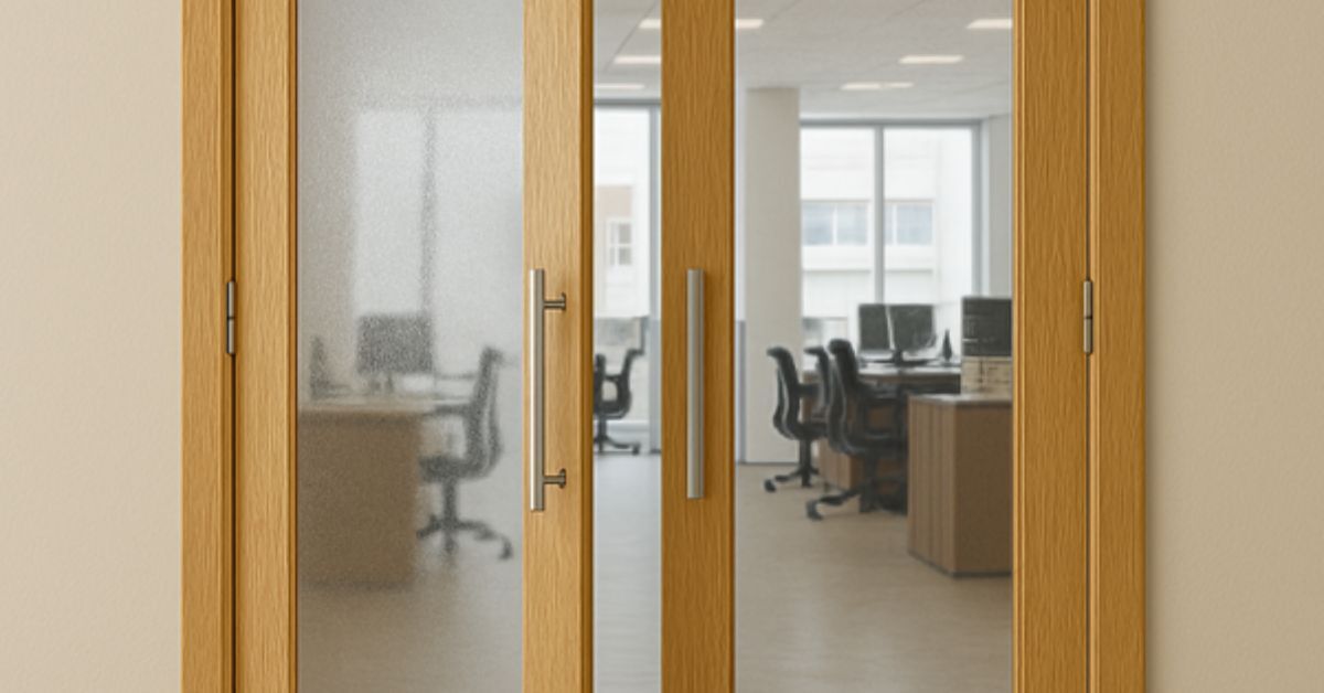 Benefits of Swinging Double Doors in Your Modern Office