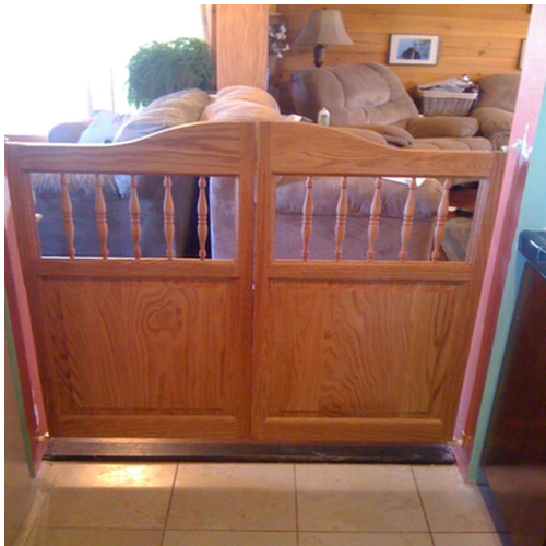 Brown Baby Gate 